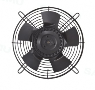 Осевой вентилятор с защитной решеткой Ровен YWF(K)4E-400-Z (Axial fans) всасывание